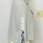 Disney Mickey Mouse Cropped Jersey Hoodie Photo 4