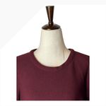Gal Meets Glam Gal Meets Glam Dress Women 4 Burgundy Kristen Ribbed Knit Fit and Flare Mini Photo 4