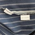 Ann Taylor LOFT Pin Stripe Navy, Tan & White Dress Trouser Pants Size 12 ANN Photo 4