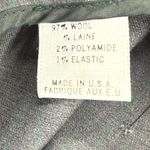 Theory  Womens Gray Green Pinstripe‎ Wool Blend Pencil Skirt Career Size 4 Photo 6