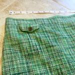 J.Crew  No. 2 Pencil Skirt Green Tweed High Rise Knee Length Lined Size 2 Photo 3