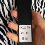 Beulah mixed media velour zebra print v-neck blouse with gathered puff OS Photo 10