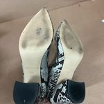 Marc Fisher Gray Leather Snake Ankle Boots Size 6.5 US Photo 3