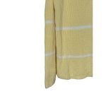 Talbots Women's Sweater Crewneck Chunky Knit Stripe Stitch Pima Cotton Large Photo 2