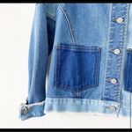 PacSun Block Patchwork Denim Jacket Size Medium Vintage Work Once TTS Photo 2