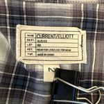 Current/Elliott Current Elliott Womens The Slim Boy Shirt Button Size 2 M Medium Burnside Plaid Photo 6