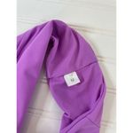 Cupshe Black Pom Pom Trim Swim Top & Purple High Cut Bikini Bottom Bundle Sz M Photo 7