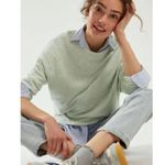 Anthropologie  Sky Green Long Sleeve Damiana Pullover Top Sweater Photo 0