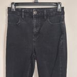 American Eagle The Dream Jean Curvy Super Hi-rise Black Distressed Jeggings sz 0 Photo 2