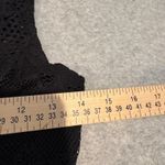 Free People  Whimsigoth Lace Dress Womens 4 Black Gold Sparkle Romantic Fairy Photo 13