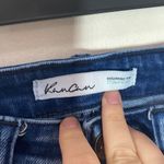 Kancan High Rise Dark Ripped Hem Skinny Jeans in dark sandblast wash size 25 Photo 10