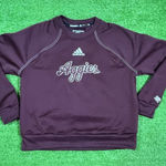 Adidas Texas A&M‎  Sweatshirt Womens SM Aggie Script Maroon Pullover EUC Photo 0
