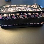 LeSportsac  Deluxe Everyday travel Bag adjustable strap HEARTS Pink Black Nylon Photo 2