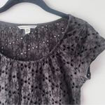 American Eagle Cropped Top Dark Grey Texture Photo 2