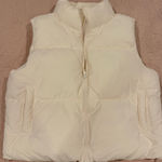 Merokeety Cream Puffer Vest Photo 0