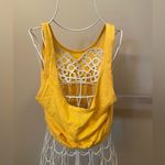 Forever 21 Yellow Cropped Tank Top Photo 1