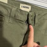 L'Agence NWT Margot High Rise Skinny Jeans In Basil Size 25 Photo 3