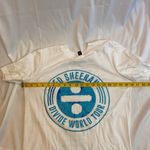 30 ED SHEERAN Divided World Tour Concert Shirt Blue White Medium Photo 3