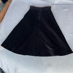 Max&Co Womens Vintage y2k Black Velvet Velour Midi Skirt Button Grunge Gothic 4 Photo 0