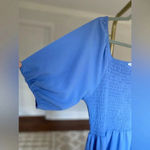 Michelle McDowell Mini Dress Square Neck Puff Photo 3