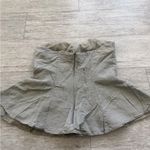 ZARA  strapless top in a linen blend Photo 1