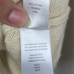 Rails ‎ Joanna Cream Ivory Cashmere Wool Blend Pullover Knit Sweater Photo 3