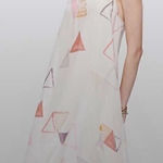 Lou & grey  triangle print mini shift dress Photo 0