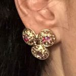 1950s CORO Aurora Borealis Clip On Earrings Photo 5