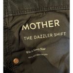 MOTHER Superior The Dazzler Shift Jeans Size 27 Black Photo 10