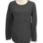 Karen Scott NWOT Ash Gray Diamond Pattern Knit Crewneck Sweater Pullover New Photo 0