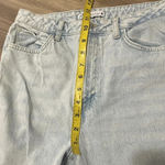 ZARA  straight leg cropped jeans Raw hem Ripped Light Wash Womens size 6 Photo 5