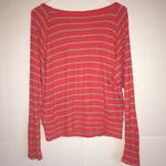 Bordeaux 2/$15  Striped Long Sleeve Knit Top Photo 2