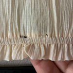 Windsor Cream Front Slit Tiered Maxi Skirt S Photo 10