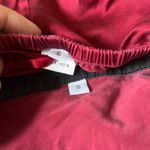 100% silk burgundy red & black camisole shorts pajama set women's XS/small Photo 5