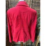 The Loft Double Button Breasted Jacket/Blazer Long Sleeve Red L Red Size L Photo 9