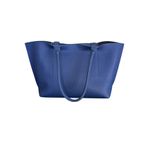 Marc Fisher pebbled faux leather blue tote bag Photo 7
