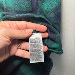 Old Navy  Maternity Green and Blue Plaid Flannel Long Sleeve Pullover Shirt M Photo 5