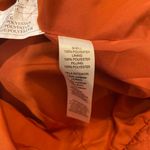 Chico's NWT Rustic Orange Quilted Full Gold Zip Jacket Faux Leather Trim Size M Photo 8