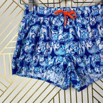 Lilly Pulitzer Run Around Luxletic Short in Bomber Blue Get Trunky Size US XS Photo 3