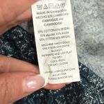 Michael Kors Blue Paisley Floral Scoop Neck Bracelet Sleeve Blouse Top size L Size L Photo 2