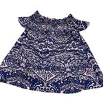 Alice & Trixie  pink and blue silk blouse Photo 0