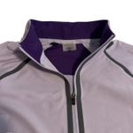 Second Skin Women Large Light Purple/Dark Purple‎ 1/4 Zip Pullover EUC Soft Purple Photo 5