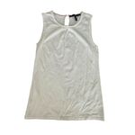 White House | Black Market  WHBM Ivory Crewneck Tank Top Size XS Photo 2
