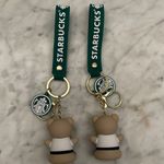 Starbucks 2 PCs of  keychain set Photo 2