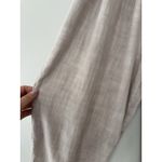 Free People  Lotta Love Wide Leg Trousers‎ In Sable Size 12 Pleated Linen Blend Photo 4