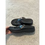 Vionic Woman’s Luminous High Tide Black Wedge Platform Flip Flop Sandals 9 Photo 2