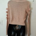 Serendipity pink glitter open sleeve sweater Size undefined Photo 4