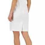 Kasper NWT Pique Keyhole-Neck Sheath Dress in lily white Photo 5