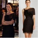 BCBG MaxAzria “Rosette” Black Dress Blair Waldorf 10 Photo 5