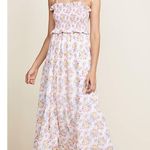 NWT Kos Resort Lace Floral Smocked Maxi Dress Photo 1
